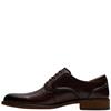CLARKS  MENS  SHOE - BROWN LEATHER
